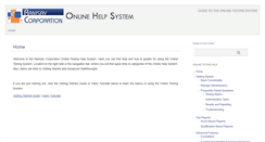 Desktop Screenshot of help.ramsaycorp.com